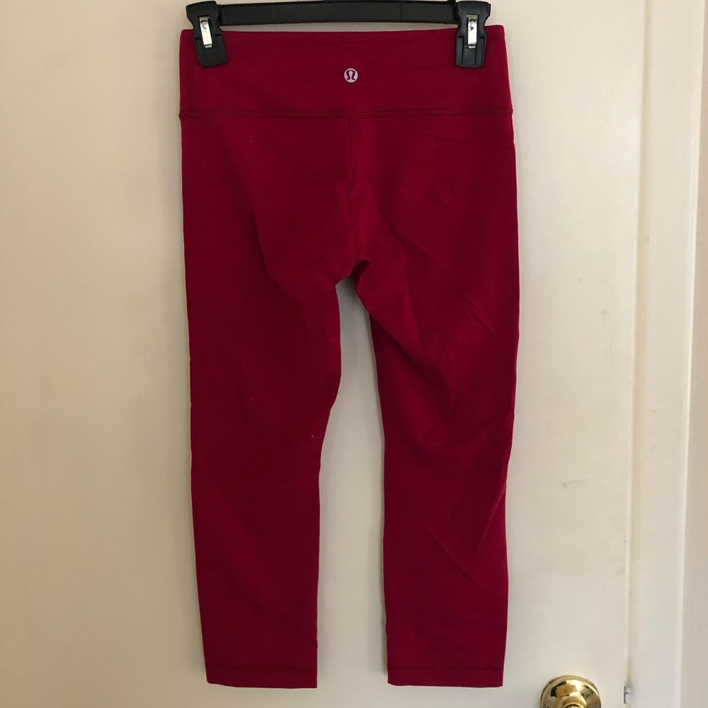 Hot pink lululemon leggings
